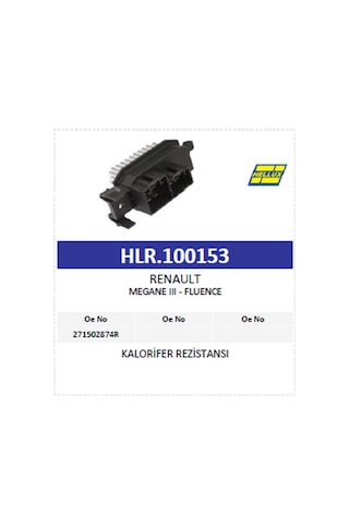 Kalorifer Rezistansı Renault Megane Iıı - Fluence 271502874r