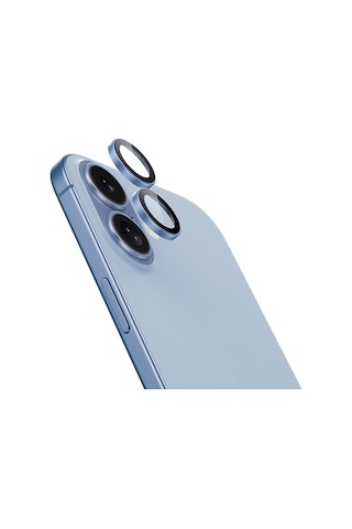 Apple Uyumlu iPhone 17 Benks Glass Warrior Cam Kamera Lens Koruyucu Açık Mavi