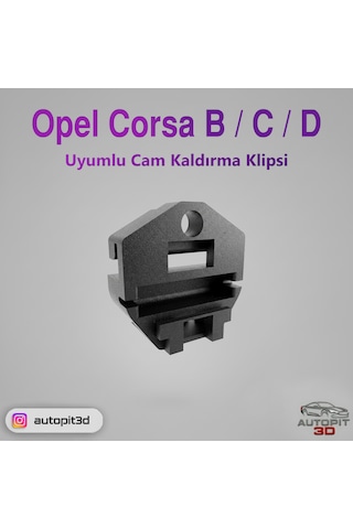 Opel Corsa B / C / D Uyumlu Cam Kaldırma Klipsi