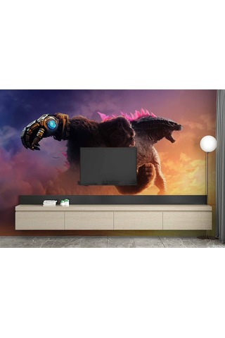 Godzilla & Kong Duvar Kağıdı 1 M²