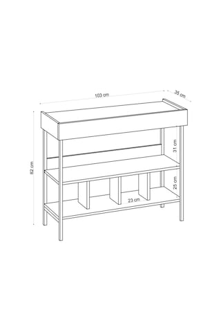 Decormet Nelly Dresuar Safir Meşe -dec-20074 Safirmeşe