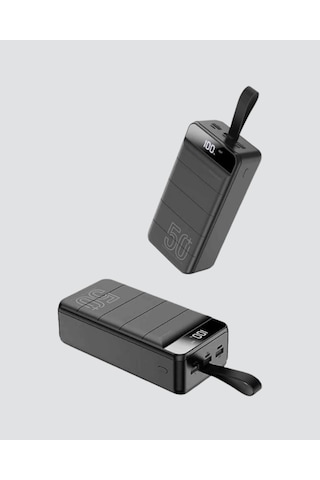 Yüksek Kapasiteli 50.000 Mah Powerbank Type-c, Lightning Ve Micro Usb Uyumlu, Çoklu Cihaz Şarj Öze Çok Renkli