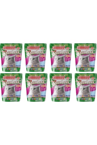 Freshy Odorless Ekstra 8 Aylık Kristal Kedi Kumu 8 x 3800 ML