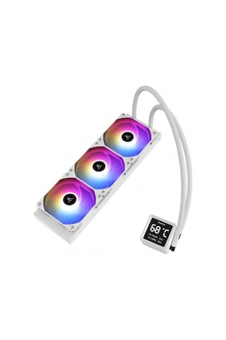 Segotep Beaced 360 Argb Beyaz Sıvı İşlemci Soğutucusu Am5 Ve Lga1700 Uyumlu