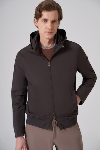 Morven Erkek Haki Trend Polyester Kapüşonlu Bomber Mont 26ks024011710 Haki