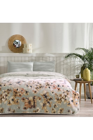 Özdilek Prime Çift Kişilik Battaniye 200x240 -flor Sarı Yeni Sarı