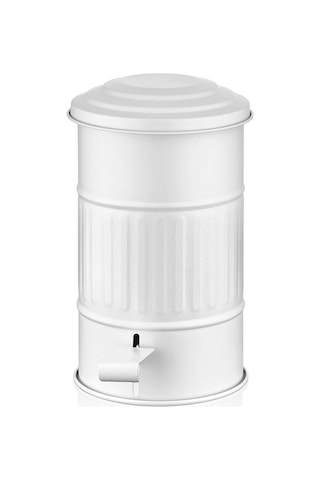 The Mia Çöp Kovası Banyo 5 Lt Beyaz Mgl0009 Beyaz
