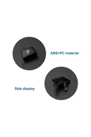Araba Vites Kolu Oto Park Düğmesi Harf P Kap Bmw X5 X6 2007-2013, Sol Sürüş Siyah