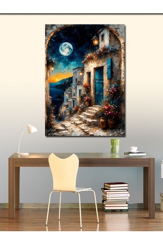 Kanvas Tablo Ayışığı Sokağı 50cmx70cm