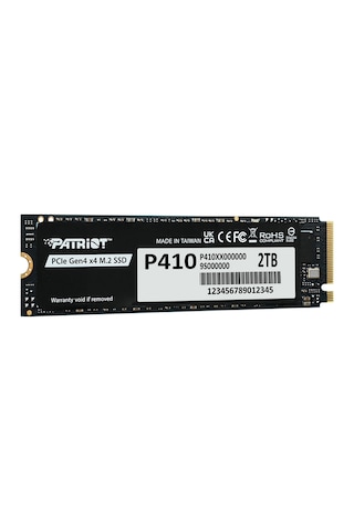 Patriot P410 Pcıe Gen4 X4 Nvme 1.4 M.2 2280 Ssd R/5000 W/4500 Adad2ptr0002