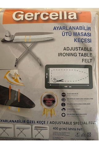 Ayarlanabilir Ütü Masası Kılıfı Örtüsü Bezi Keçesi Ütü Masası& Aksesuarları, Ev Gereçleri,evteks Diğer