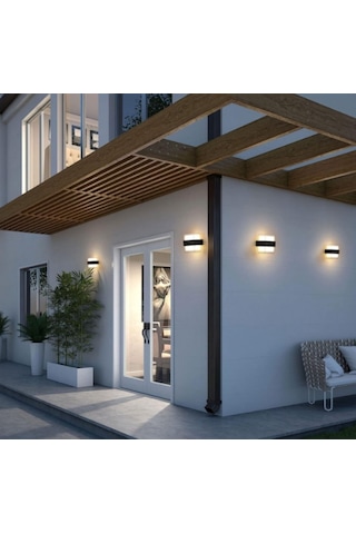 4 Adet Duvar Lambası Led Işık 12w 3200k Gün Işığı Su Geçirmez Gün Işığı
