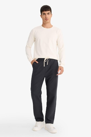 Defacto Slim Fit Dar Kesim Bisiklet Yaka Uzun Kollu Tişört F3646ax25auer140 Ekru