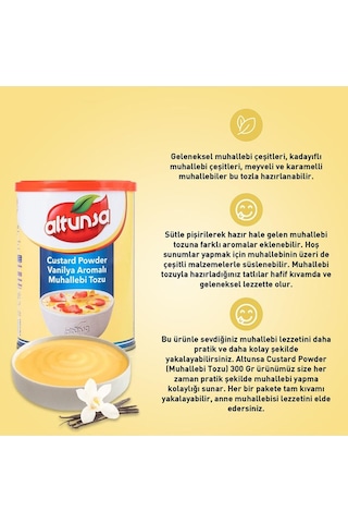 Altunsa Muhallebi Tozu 3 x 250 G