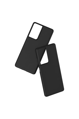Galaxy Uyumlu S21 Ultra Süper Pp Silikon Kılıf Siyah