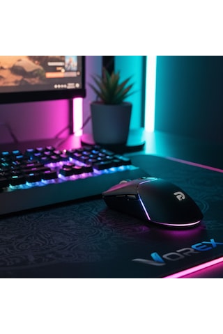 Trio - G602 Rgb Gaming Mouse Usb Kablolu Oyuncu Faresi G602