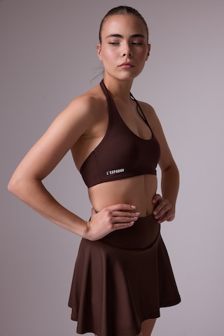 Aerıa Backneckflex Atletik Spor & Aktif Yaşam Sütyeni-2678 Kahve