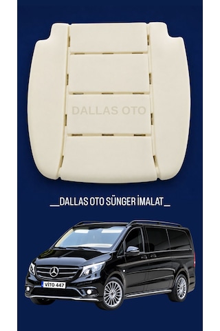 Mercedes Vito W447 Uyumlu Oto Koltuk Oturak Süngeri 2014 Ve Sonrası 1