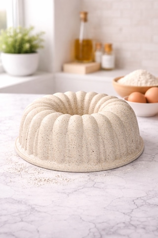PureBake Dilimli Granit Kek Kalıbı – Yapışmaz Döküm Kek Kalıbı
