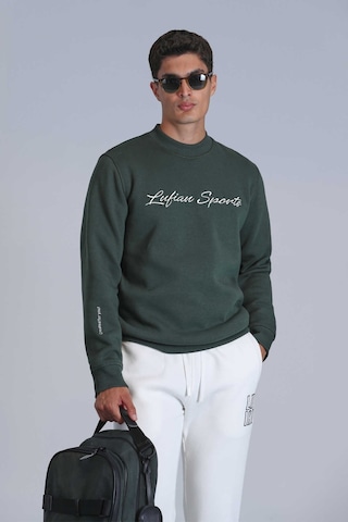Lufian Erkek Loved Sweatshirt 112030137 Çimen Yeşili Çimen Yeşili