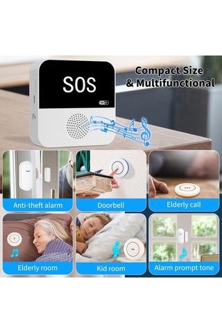 Xianwen Geeroyoo "wifi Ve Rf Teknolojili Akıllı Acil Durum Çağrı