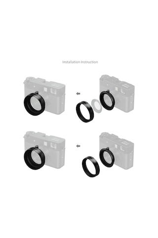 Smallrig - 5215 Fujifilm X-half Uyumlu Siyah Parasoley