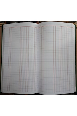 Ticari Broşür Defter 336 Yp 16x31 Cm Sert Kapak 70 gr Kağıt Bord
