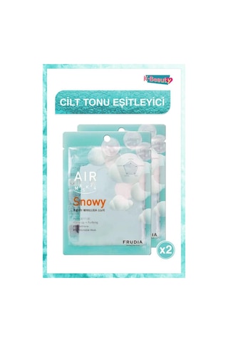 Frudia Air Snowy Dengeleyici Yüz Maskesi 2 x 25 ML