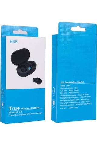 Tws E6S Çift Mikrofonlu Kablosuz Bluetooth Kulaklık