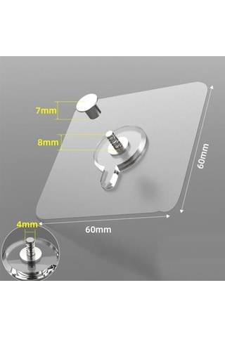 Zhltools Ultra Güçlü Vantuzlu Askı 5li Beyaz