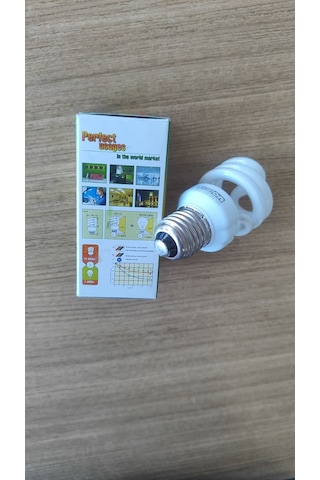 Lights On 11w E27 Spiral Tasarruflu Ampul - Beyaz Işık 75w Eşdeğer 720 Lumen Les-14