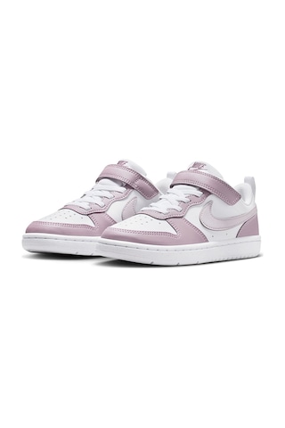 Nike Court Borough Low Recraft Ps Beyaz & Mor Çocuk Sneaker & Günlük Spor Ayakkabı