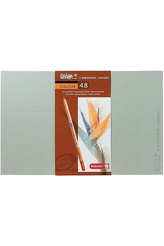 Bruynzeel Design Color Ahşap Kutulu Kuru Boya Seti 48 Renk N11.1314