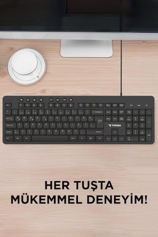 Torima Tk-07 Siyah Multimedya Kablolu Q Klavye Gaming Keyboard Siyah