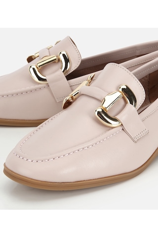 Hotiç Kadın Deri Bej Toka Detaylı Klasik Loafer 01ayh321830a700 01ayh321830a700 Bej