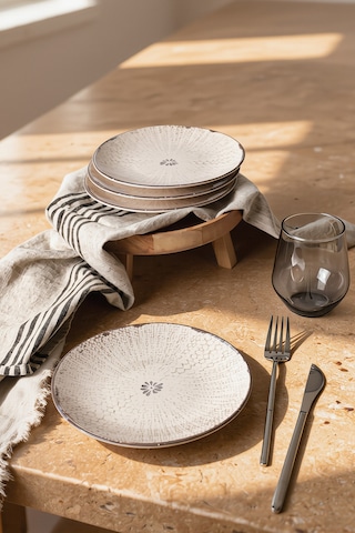 Keramika Forest Line Deep Pasta Tabağı 20 Cm 4 Adet 23444 Çok renkli