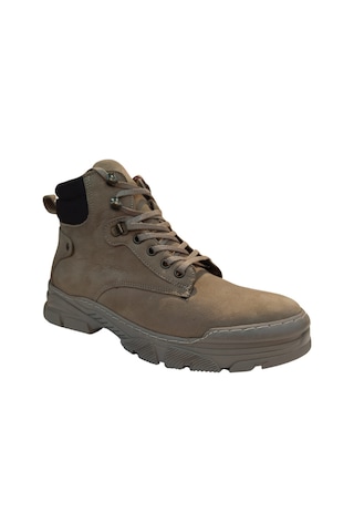 M.p. 232-4254 Mr Erkek Kum Nubuk Deri Fermuarlı Bot-kum