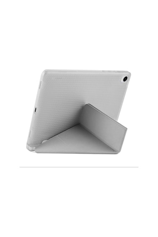 Samsung Galaxy Uyumlu Tab S11 Kılıf Tri Folding Kalem Bölmeli Standlı Kılıf Arka Kapak