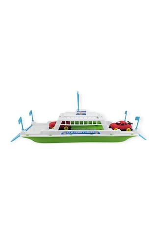 Feribot Araç Taşııyan Gemi 45 Cm - Yeşil