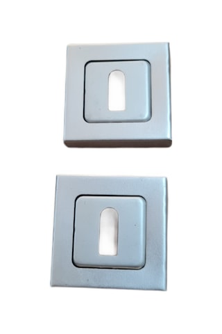 Kapı Kolu Armax Piramit Rozetli Saten Oda Kolu / 2 Takım