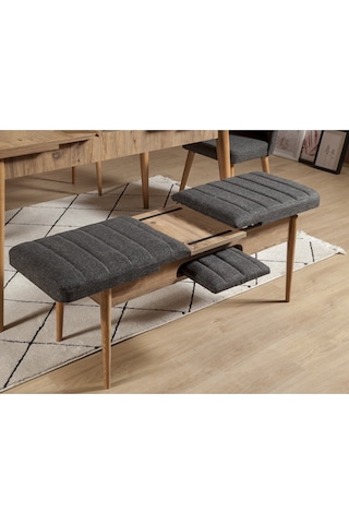Ahşap Açılır Bench Atlantik Antrasit