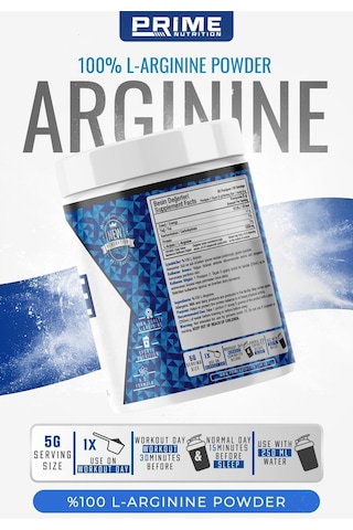Prime Nutrition L-arginine 300 G