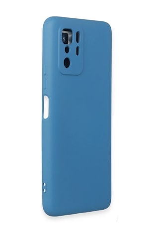 Newface Xiaomi Poco X3 Gt Kılıf Nano İçi Kadife Silikon Semeglbl - 42 - Mavi