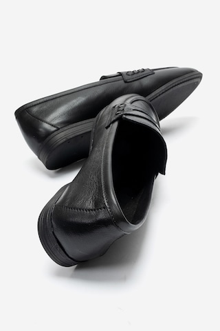 De Marscha Hakiki Deri Kadın Loafer Siyah Toscana 1961 Sıyah