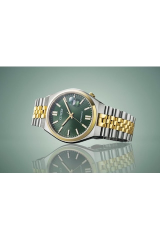 Citizen Tsuyosa 60 Two Tone Nk0024-54x Otomatik Erkek Kol Saati Çok Renkli