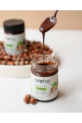 Kakao & Eritritollü Ketojenik %34 Fındık Kreması 320 G X 2