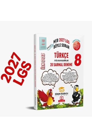 Sinan Kuzucu İlk Doz Sarmal Branş Denemeleri Türkçe 8. Sınıf 2027 Meb Böyle Sorar Sinan Kuzucu İlk Doz Sarmal Branş Denemeleri Türkçe 8. Sınıf 2027 Meb Böyle Sorar