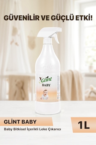 Glint Baby 1 Litre Bitkisel İçerikli Bebek Çamaşır Leke Çıkarıcı