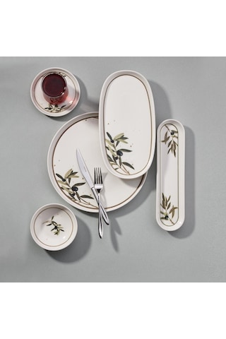 Korkmaz Luna Collection 25 Parça Kahvaltı Takımı A8700-2 Beyaz