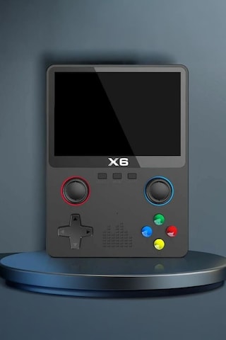 Torima X6 4000+ Klasik Oyunlu 3.5" Ips Ekran Kablosuz i Retro Oyun Konsolu Siyah